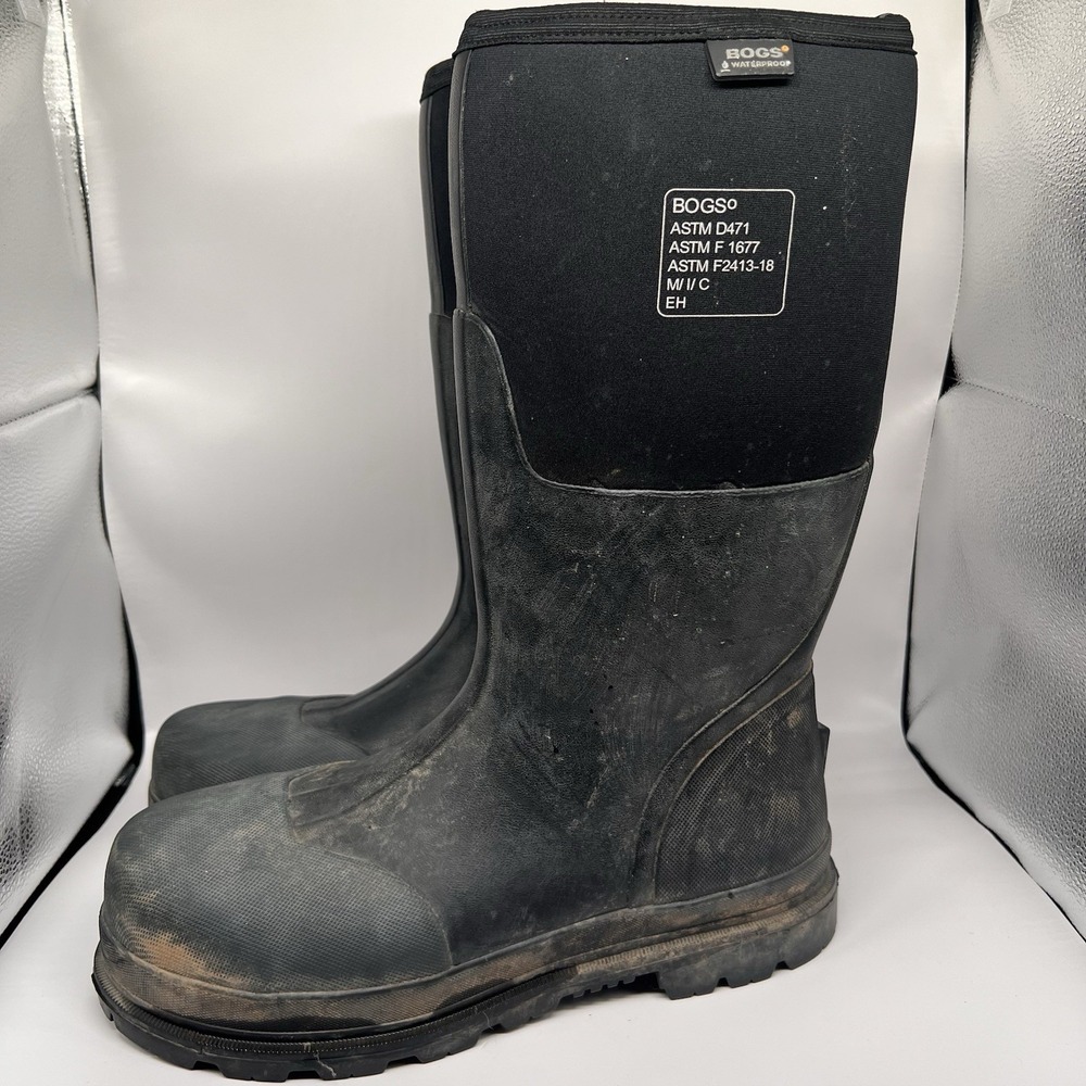 Bogs Rancher Forge St ASTM Steel Toe Mens Waterproof Work Boots 12 Safety 16" - Picture 2 of 9